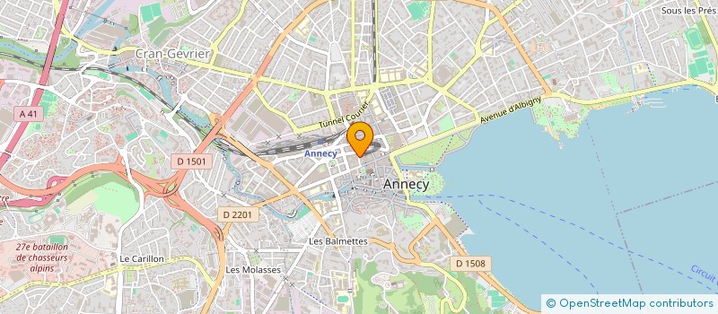 localisation de l'entreprise MADAME MARINE FALCONNET à ANNECY