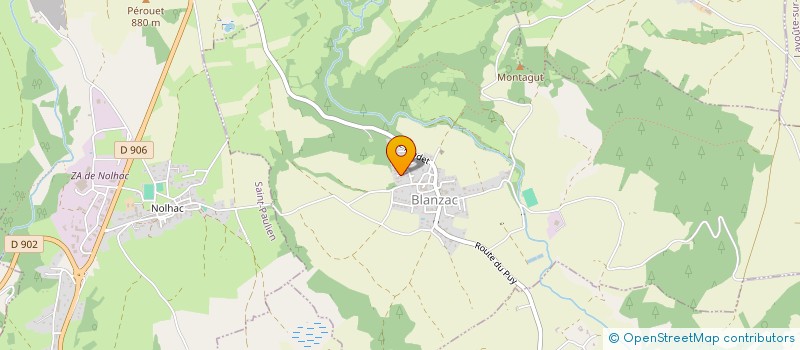 localisation de l'entreprise MADAME MARINE FALLON  BLANZAC