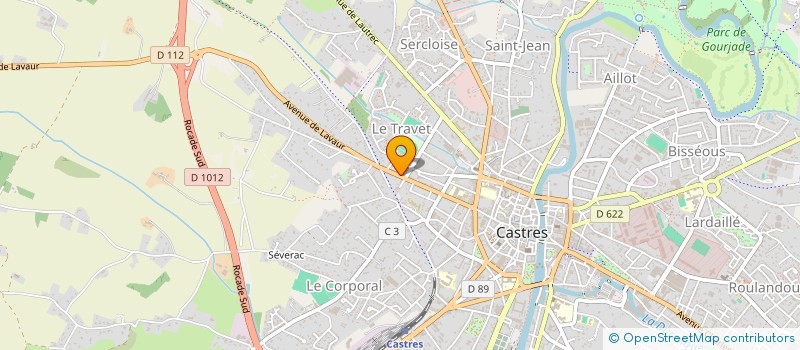 localisation de l'entreprise MADAME MARINE FANJAUD  CASTRES