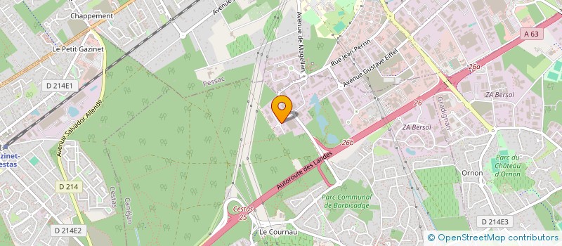 localisation de l'entreprise MADAME MARINE FAUGEROUX  CANEJAN