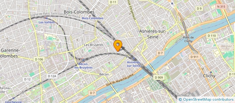 localisation de l'entreprise MADAME MARINE FAURENNES à ASNIERES-SUR-SEINE