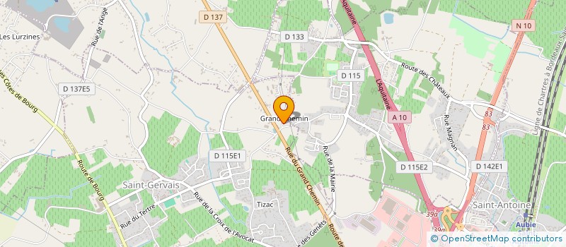 localisation de l'entreprise MADAME MARINE FAZEUILLES  SAINT-GERVAIS