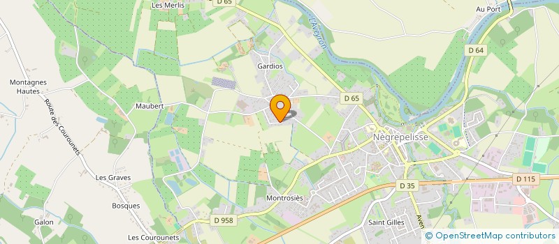 localisation de l'entreprise MADAME MARINE FERREIRA  NEGREPELISSE