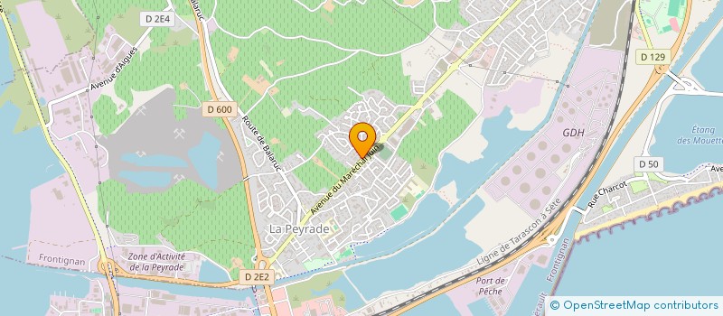 localisation de l'entreprise MADAME MARINE FERRERES  FRONTIGNAN