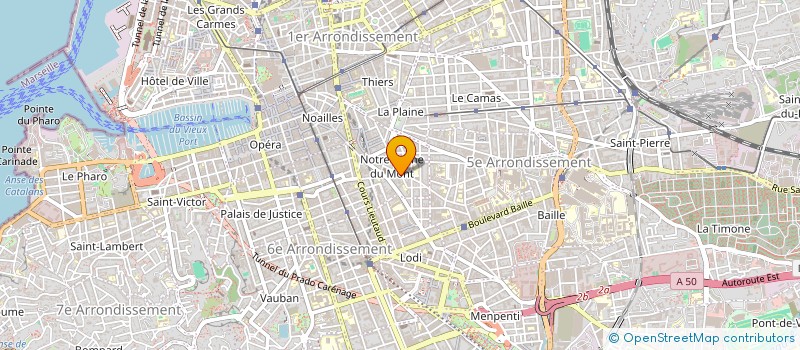 localisation de l'entreprise MADAME MARINE FERRIER à MARSEILLE