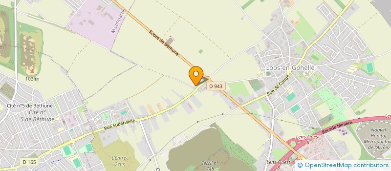 localisation de l'entreprise MADAME MARINE FERTE  LOOS-EN-GOHELLE