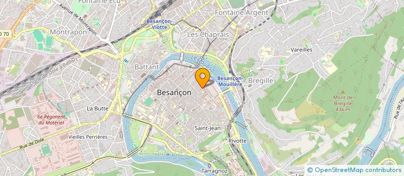 localisation de l'entreprise MADAME MARINE FEUERBACH à BESANCON