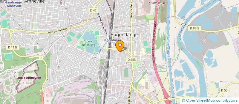 localisation de l'entreprise MADAME MARINE FEY  HAGONDANGE