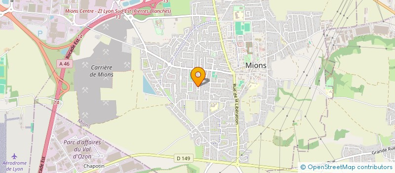 localisation de l'entreprise MADAME MARINE FILLMANN  MIONS