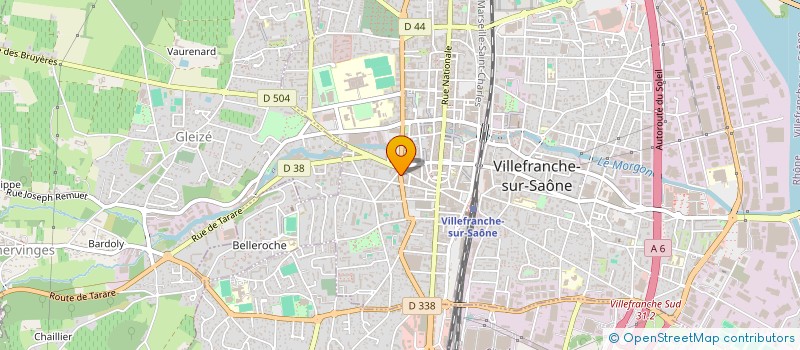 localisation de l'entreprise MADAME MARINE FILLOD  VILLEFRANCHE-SUR-SAONE