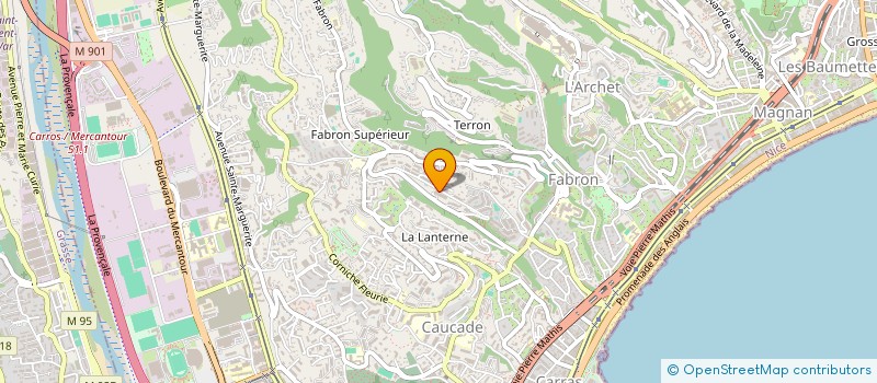 localisation de l'entreprise MADAME MARINE FLAMANT à NICE