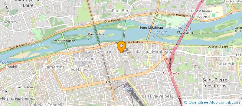 localisation de l'entreprise MADAME MARINE FLEURY  TOURS