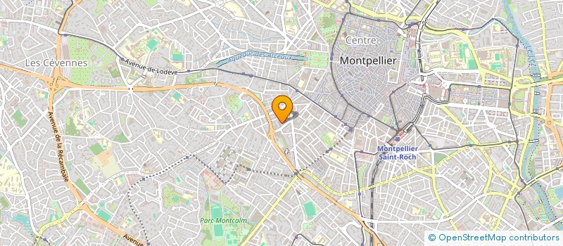 localisation de l'entreprise MADAME MARINE FONDEUR  MONTPELLIER