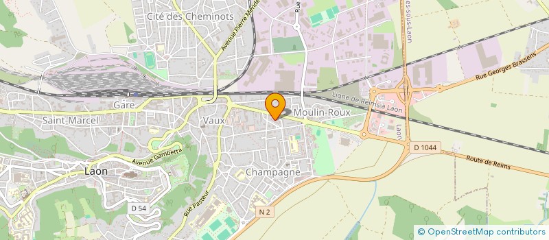 localisation de l'entreprise MADAME MARINE FORNER BIENFAIT à LAON