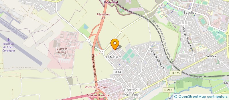 localisation de l'entreprise MADAME MARINE FOSSE  BRETTEVILLE-SUR-ODON