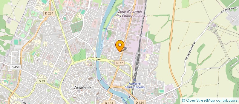 localisation de l'entreprise MADAME MARINE FOSSIES à AUXERRE
