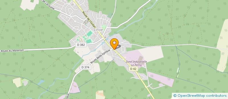 localisation de l'entreprise MADAME MARINE FOURGS  LINXE