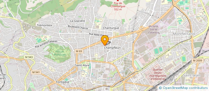 localisation de l'entreprise MADAME MARINE FOURNET à CLERMONT-FERRAND