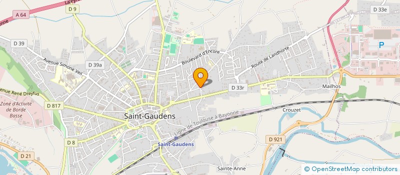 localisation de l'entreprise MADAME MARINE FOURNIAL à SAINT-GAUDENS
