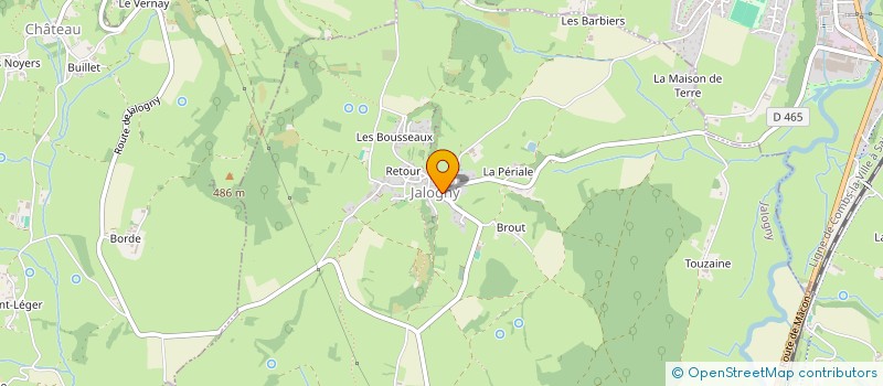 localisation de l'entreprise MADAME MARINE FOURNIER  JALOGNY