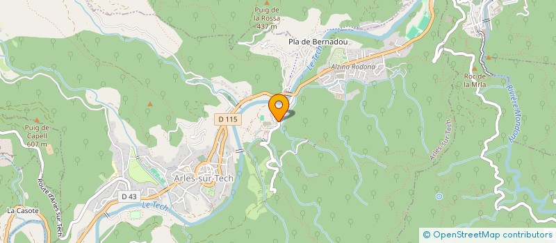 localisation de l'entreprise MADAME MARINE FRESNO Y FRESNO  ARLES-SUR-TECH