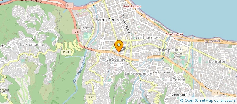 localisation de l'entreprise MADAME MARINE FULMART à SAINT-DENIS