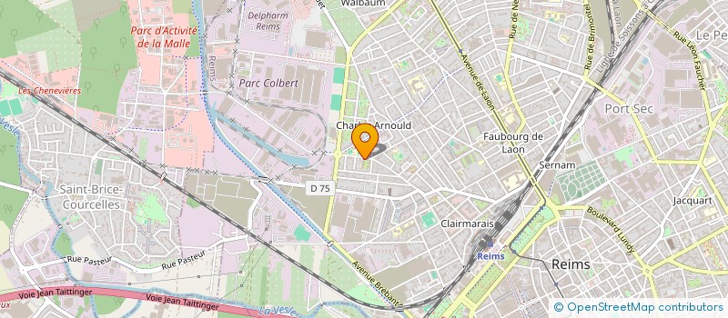 localisation de l'entreprise MADAME MARINE GABERTHON  REIMS