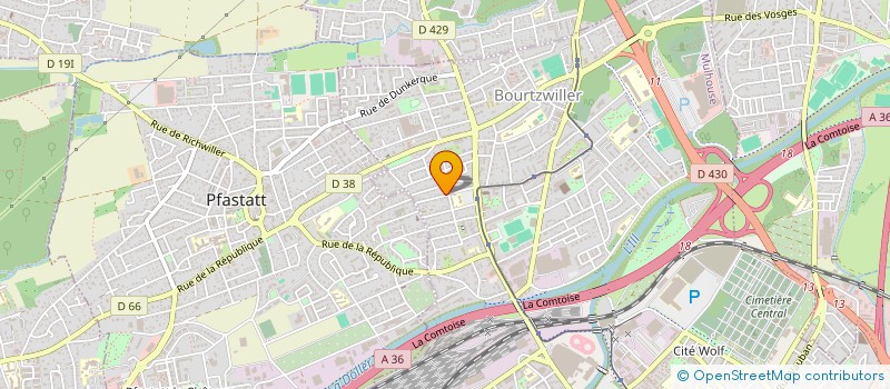 localisation de l'entreprise MADAME MARINE-GAELLE TRUCA à MULHOUSE