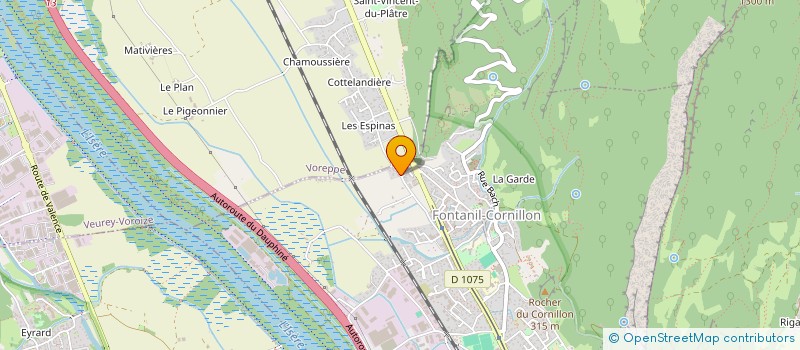 localisation de l'entreprise MADAME MARINE GAMBRO  FONTANIL-CORNILLON