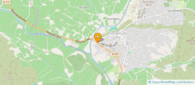 localisation de l'entreprise MADAME MARINE GARCIA  PIERREFEU-DU-VAR