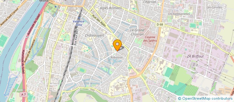 localisation de l'entreprise MADAME MARINE GARCIA  VALENCE