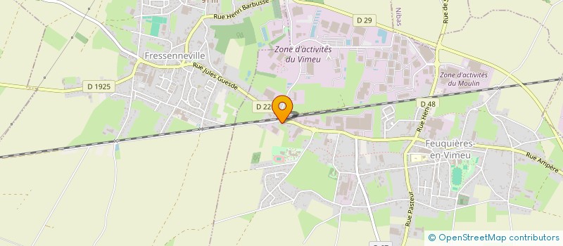 localisation de l'entreprise MADAME MARINE GARDIN  FEUQUIERES-EN-VIMEU