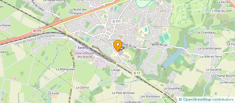 localisation de l'entreprise MADAME MARINE GARDY   SAVENAY