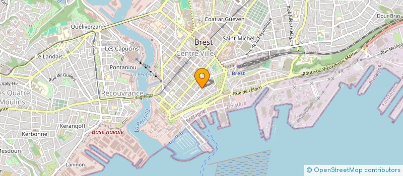 localisation de l'entreprise MADAME MARINE GARREC à BREST