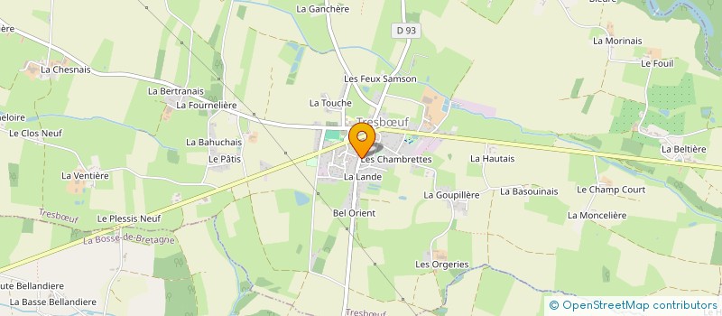 localisation de l'entreprise MADAME MARINE GAUBERT à TRESBŒUF