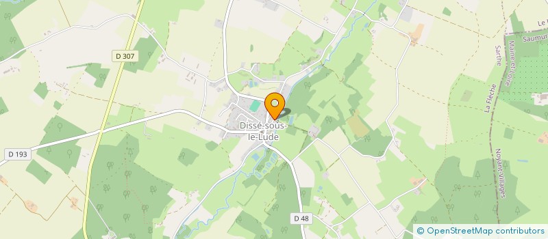 localisation de l'entreprise MADAME MARINE GAUDIN  LE LUDE