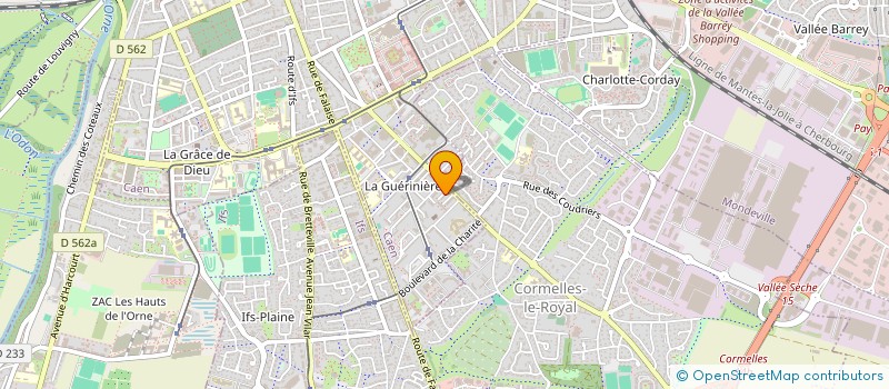 localisation de l'entreprise MADAME MARINE GAUDON à CAEN