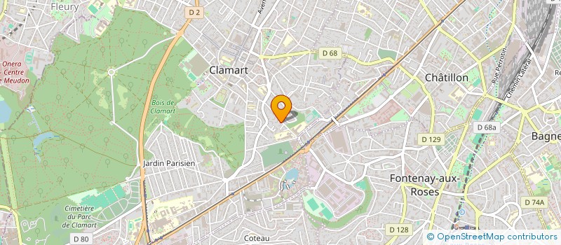 localisation de l'entreprise MADAME MARINE GAUTHIER à CLAMART