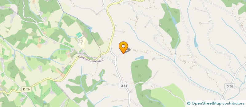 localisation de l'entreprise MADAME MARINE GAUTIER  CAZES-MONDENARD