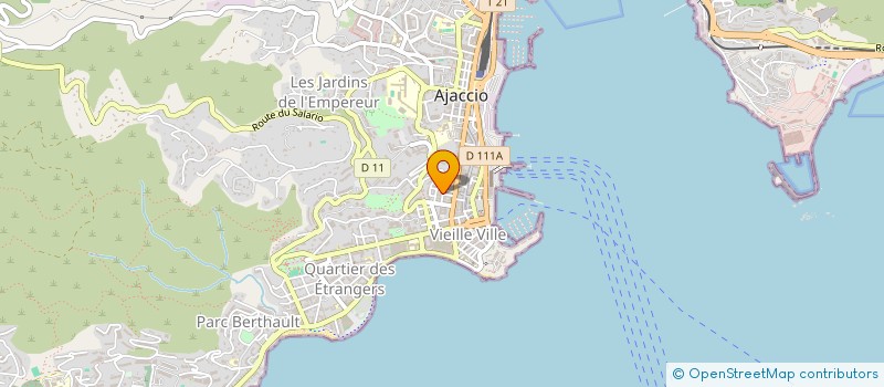 localisation de l'entreprise MADAME MARINE GEDEON  AJACCIO