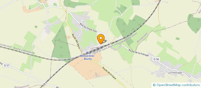 localisation de l'entreprise MADAME MARINE GELMI  MONTEROLIER