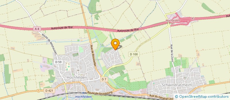 localisation de l'entreprise MADAME MARINE GEORGER  HOCHFELDEN