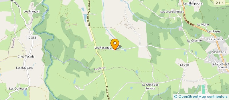 localisation de l'entreprise MADAME MARINE GEORGES  PASLIERES