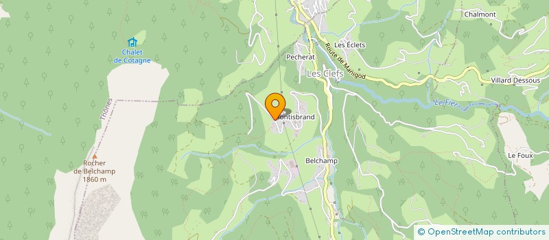 localisation de l'entreprise MADAME MARINE GERVOIS  LES CLEFS