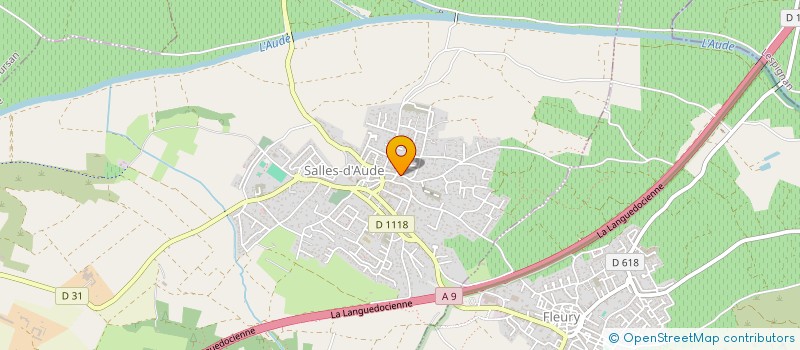 localisation de l'entreprise MADAME MARINE GIBERT  SALLES-D'AUDE