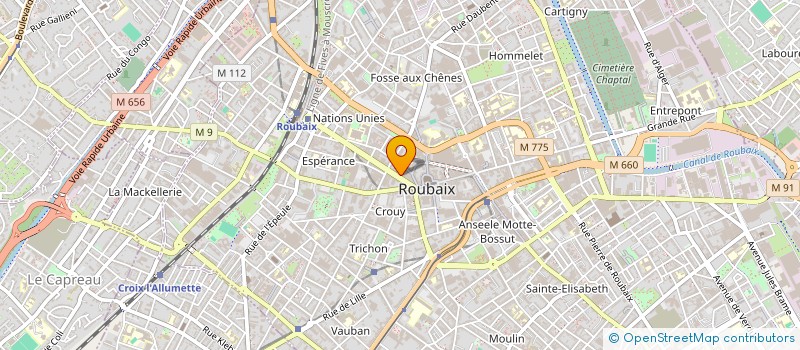 localisation de l'entreprise MADAME MARINE GIN  ROUBAIX