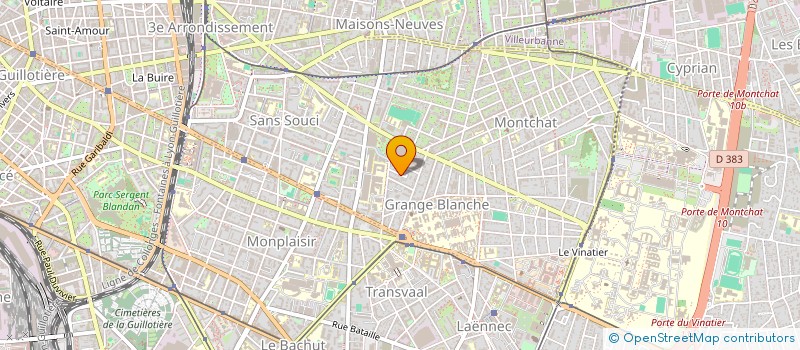 localisation de l'entreprise MADAME MARINE GINOT  LYON