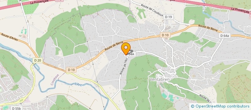 localisation de l'entreprise MADAME MARINE GIORGIO  VENTABREN