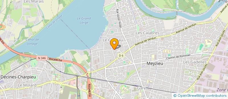 localisation de l'entreprise MADAME MARINE GIRARD  MEYZIEU