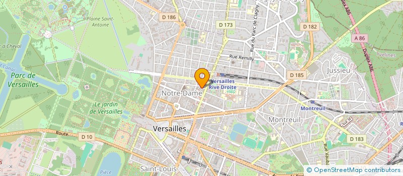 localisation de l'entreprise MADAME MARINE GIRAUD à VERSAILLES